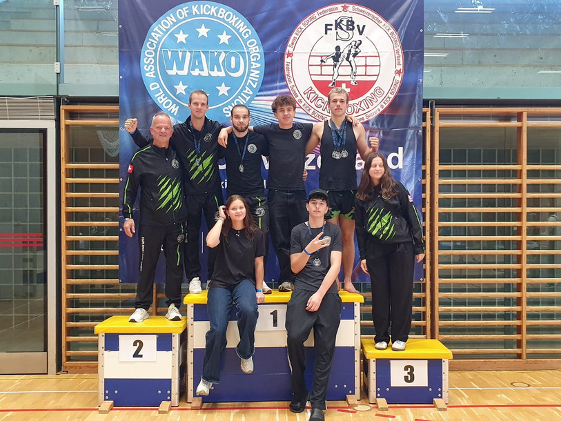 Le Team Fight Kick Boxing a réalisé une bonne prestation d'ensemble dans le canton de Zurich. (Photo : Team Fight Kick Boxing )