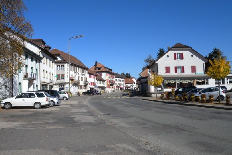 Le centre du Noirmont a été le théâtre d'une agression lundi matin.