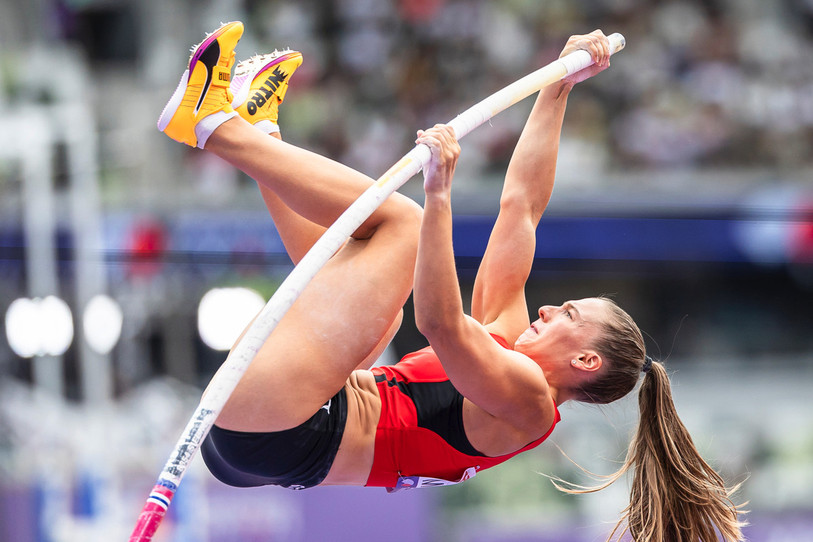 Angelica Moser file facilement en finale des Championnats du monde de Tokyo. (Photo : KEYSTONE/Michael Buholzer)