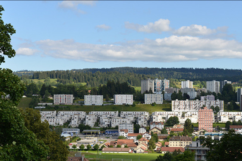 Le quartier d'Esplanade, à La Chaux-de-Fonds (photo : archives, Aline Henchoz).