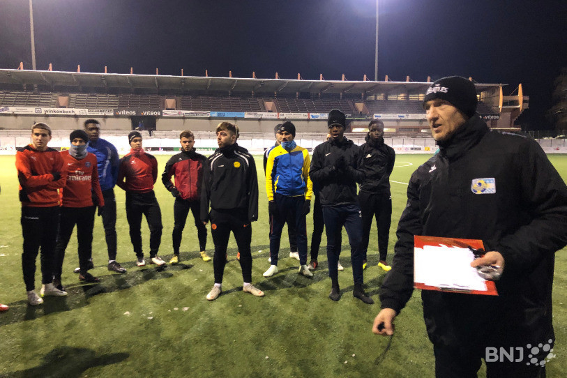 Les joueurs se sont entraînés sous la houlette de Joël Corminboeuf.
