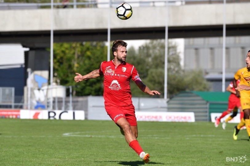 Labinot Sheholli a été l'unique buteur biennois samedi. (Photo : archives)