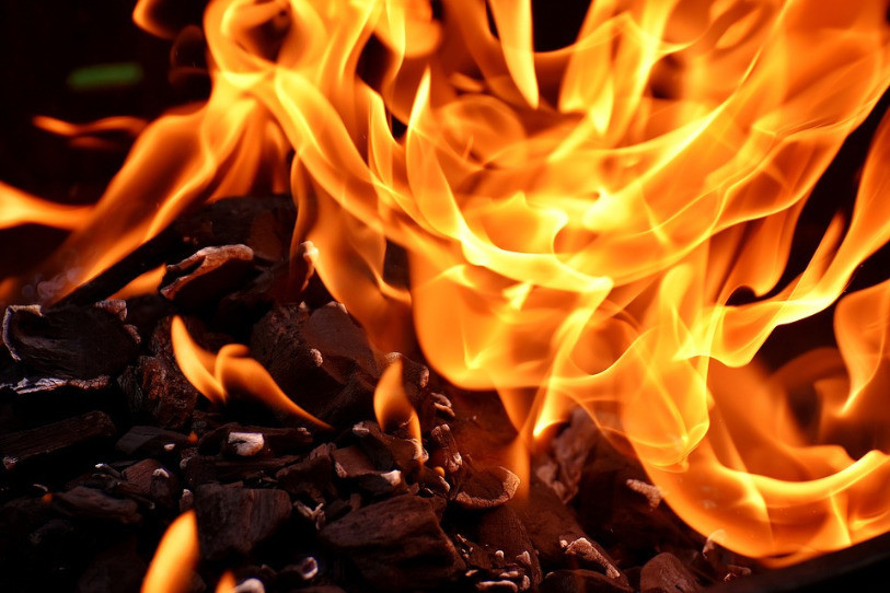 Début d'incendie au Landeron. (Image d'illustration)