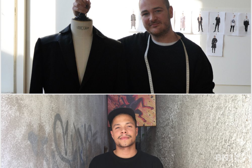 Luka Maurer (en haut) et Dexter Maurer ont participé à la semaine de la mode.