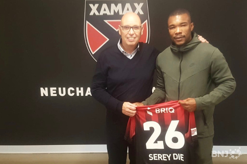 Geoffroy Serey Dié jouera en rouge et noir jusqu'à la fin de la saison. 