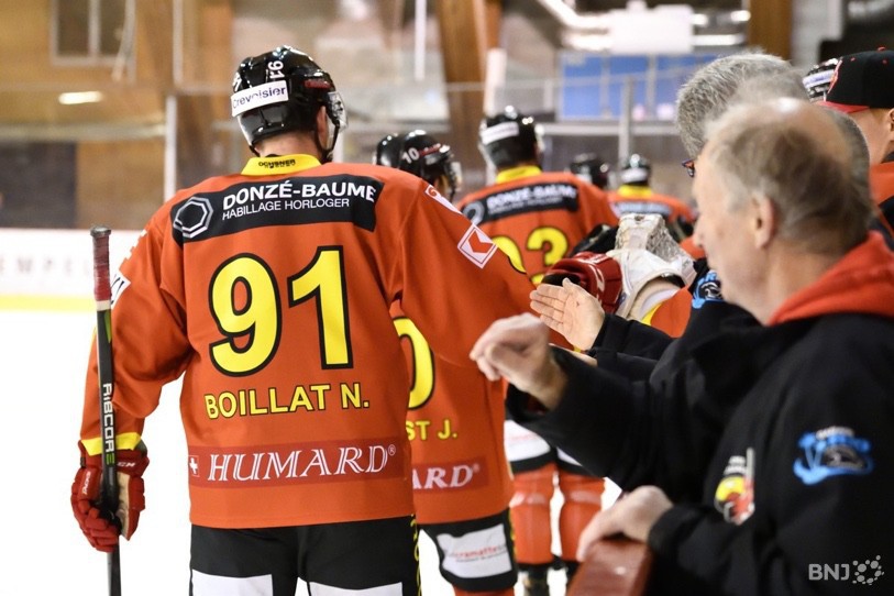 Nicolas Boillat a inscrit le seul but du match, le 19e de sa saison.