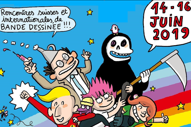 l’affiche de Delémont’BD a été réalisée par Lisa Mande, la Grande Trissoue 2019 !
