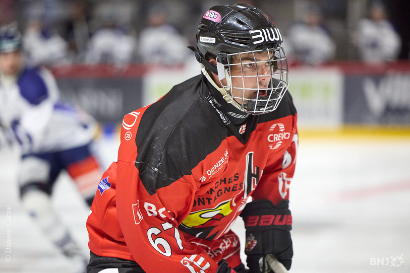 Lee Roberts a montré la voie au HC Franches-Montagnes. (Photo : archives Damien Carnal)