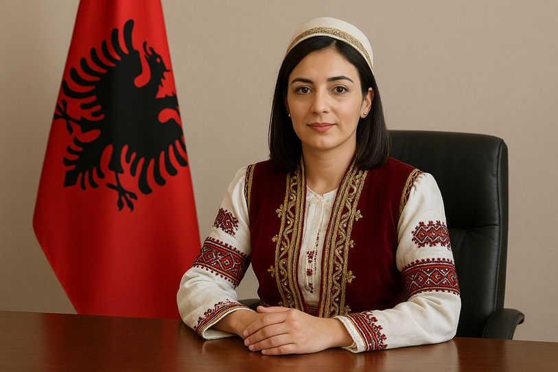 Diella, une ministre albanais générée par l’IA. Photo : libre de droit