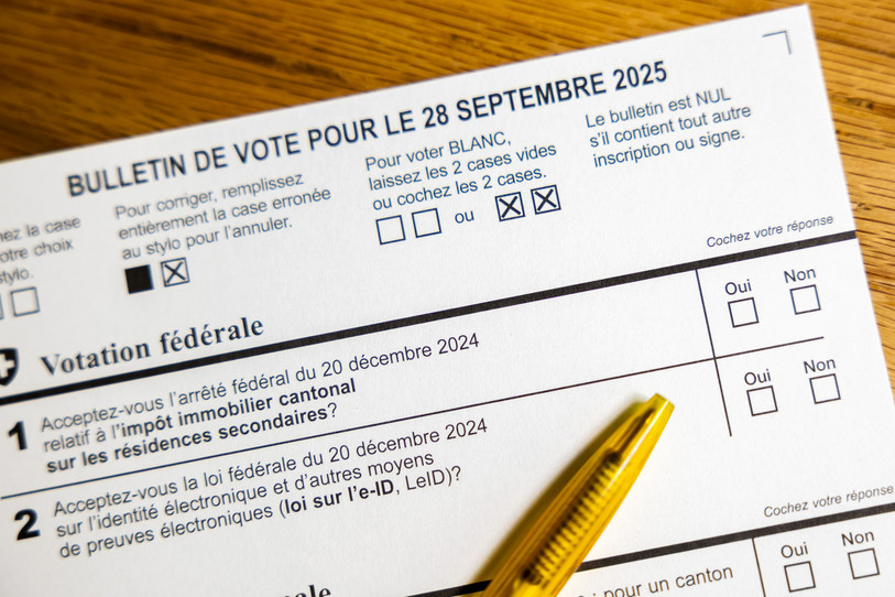 Les citoyens suisses seront appelés aux urnes le 28 septembre prochain. (Photo : KEYSTONE / Salvatore Di Nolfi)