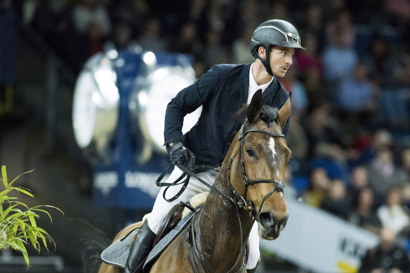 Steve Guerdat et sa jument Hannah ont été contraints à l'abandon dimanche en Autriche (photo : archives FEI/Cara Grimshaw)