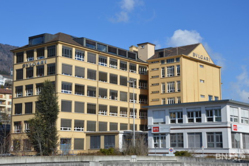 Le site neuchâtelois de Bulgari à Monruz.