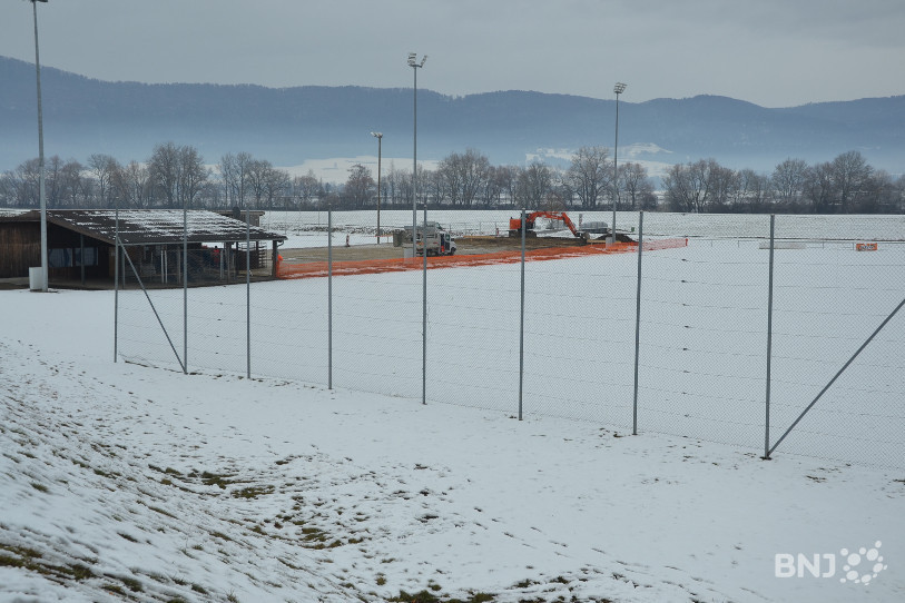Le nouveau terrain de football synthétique n'est pas pour tout de suite à Courrendlin.