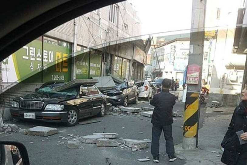 En 2017, un séisme de magnitude 5,4 avait été enregistré à Pohang, en Corée du Sud. (image: Wikipédia).