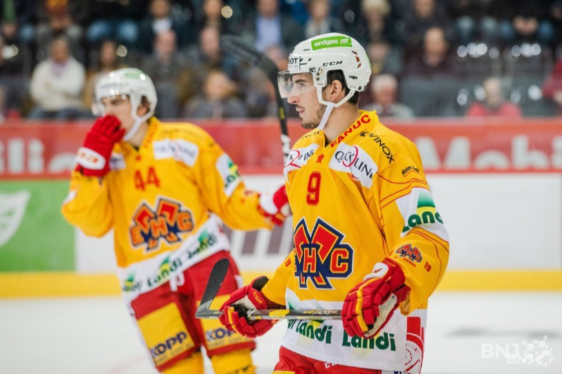 Damien Riat a mis le HC Bienne sur orbite à Rapperswil.