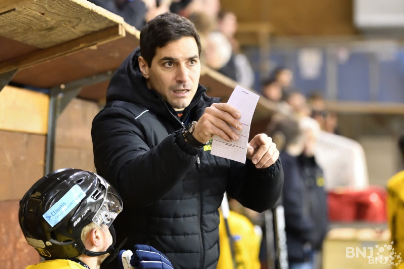 L'entraîneur du HCSI, Michaël Neininger, n'a pas trouvé la solution samedi. (Photo: archives)