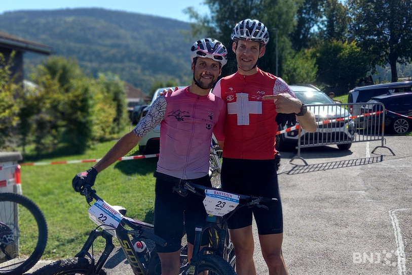 Didier Kläy (à gauche) a devancé son frère Andy samedi à Montsevelier.