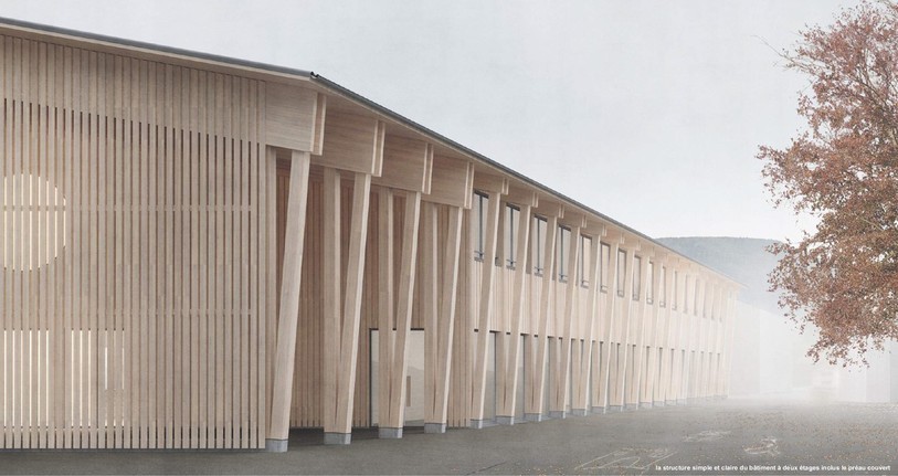 Projet complexe scolaire Courtételle