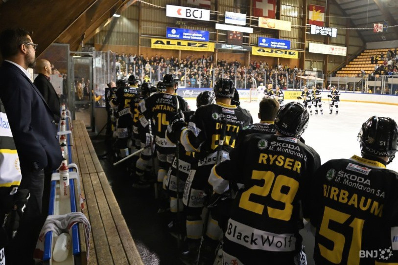 Le HC Ajoie pourra s'appuyer sur huit défenseurs pour ses deux matches au programme cette semaine (photo : archives).
