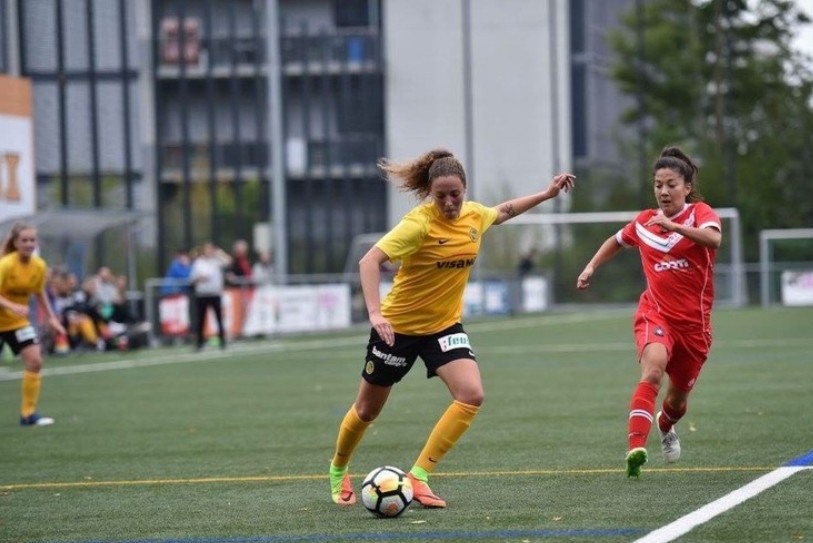 Sabrina Ribaud a notamment porté les couleurs de Young Boys en Ligue A de football (photo : archives).