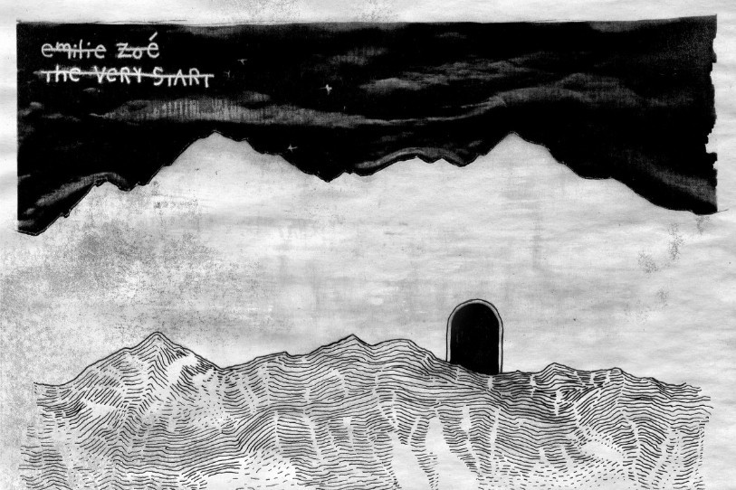 Détail de la pochette de l'album « The Very Start » qu'Émilie Zoé a sorti fin 2018.