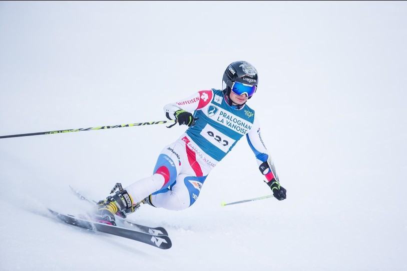 Qui mieux que Maxime Mosset maîtrise le télémark ? (Photo Etienne Bonnet)