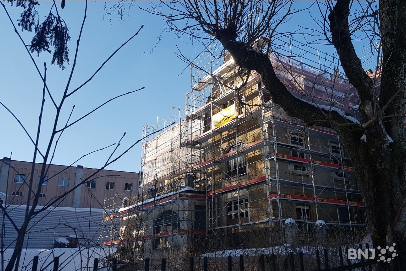 La villa Sonnenheim subit quelques travaux urgents aux Eplatures.