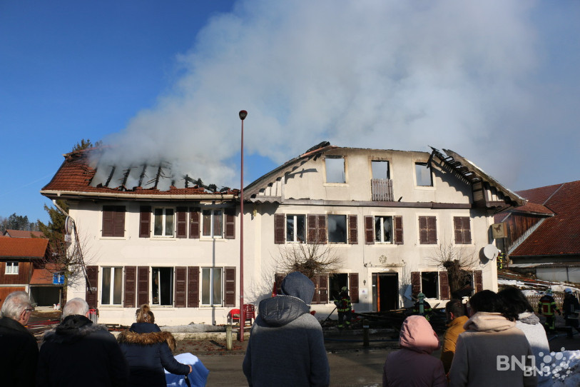 Le restaurant de la Chevauchée a été victime d'un incendie ce matin aux alentours de 2h30.