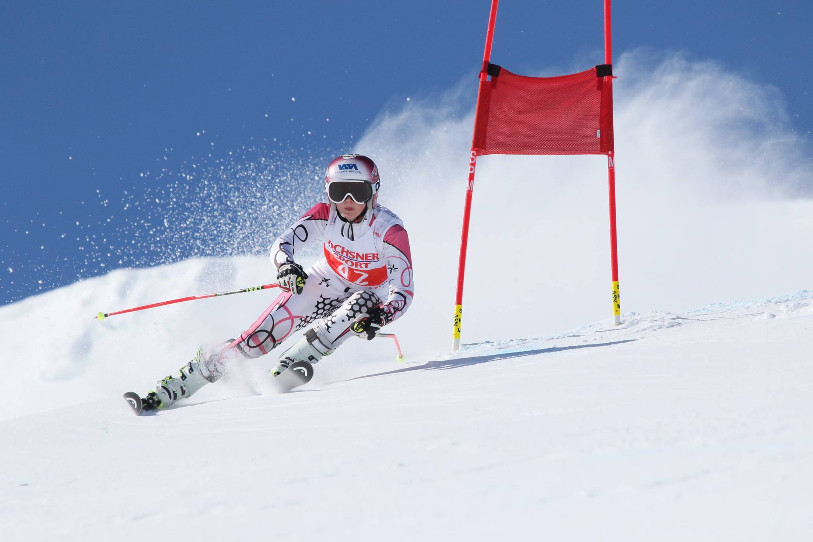 Cheryl Sunier a brillé mercredi à Anzères. (photo : Giron jurassien)
