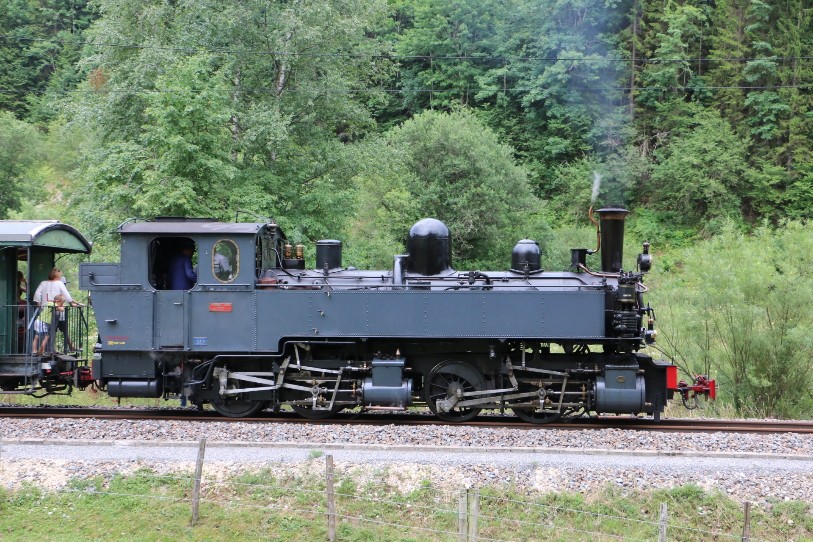 Une locomotive à vapeur de La Traction (photo: La Traction).