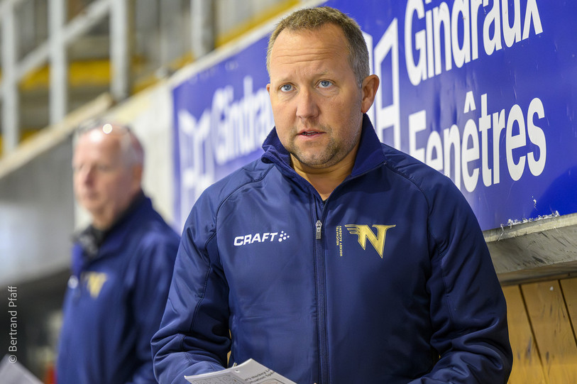 Philippe Stengel ne sera resté que quelques mois à la tête de la Neuchâtel Hockey Academy. (Photo : Bertrand Pfaff)
