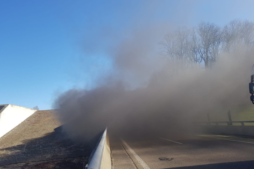 Le tunnel de La Perche. (Photo : police cantonale jurassienne)