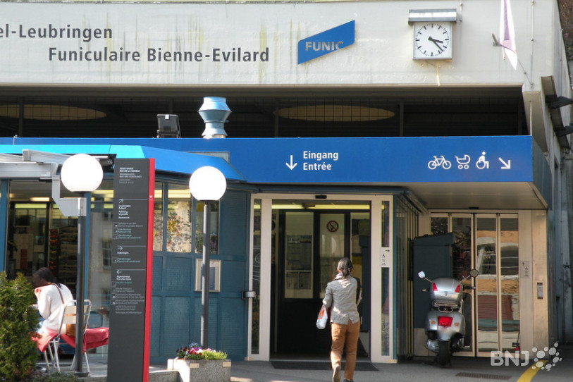 Les passagers seront redirigés vers le Funi Evilard au sommet duquel des bus de remplacement seront mis en place. (Photo: archives)