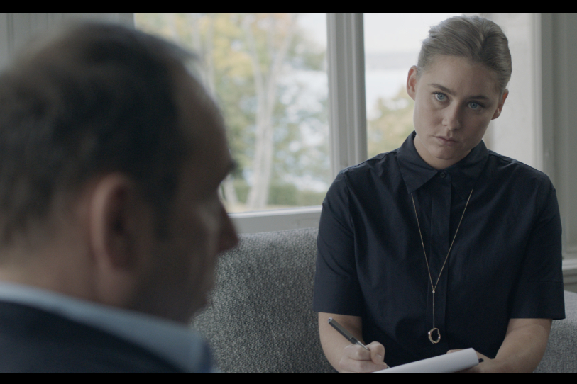 Pauline Schneider interprète le rôle de Hilde dans le film « Ceux qui travaillent ». Photo : Box Productions