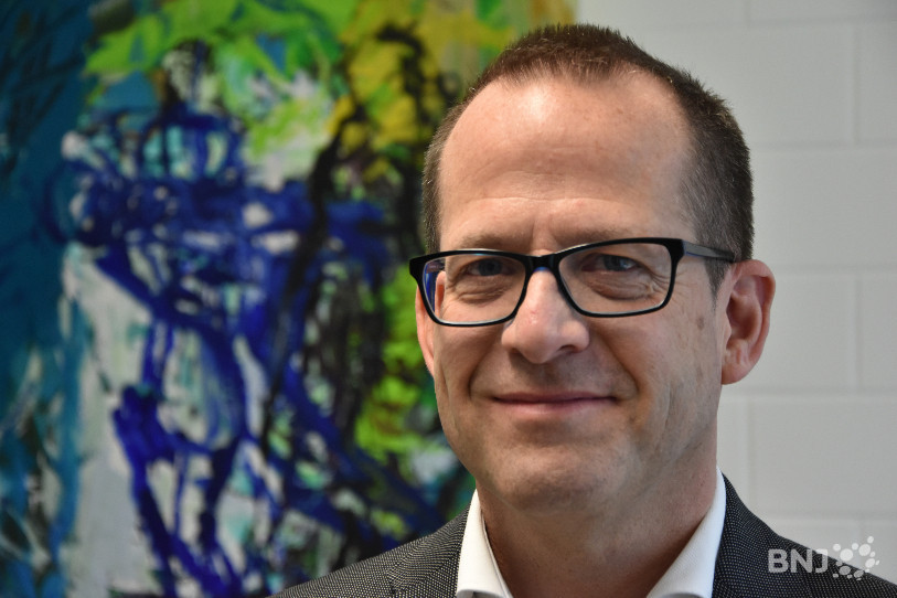 La reprise économique donne le sourire à Olivier Carnal, le directeur de Sontex à Sonceboz.
