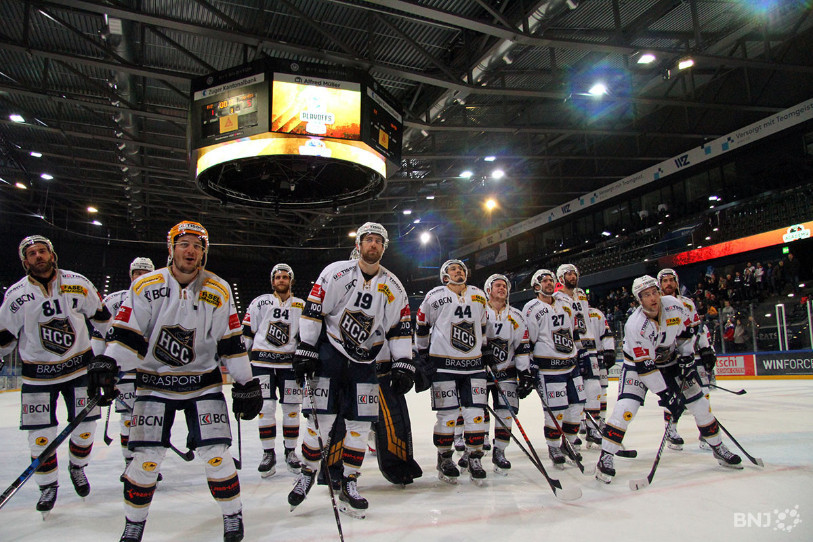 Les joueurs du HCC, qualifiés pour la finale des play-off.