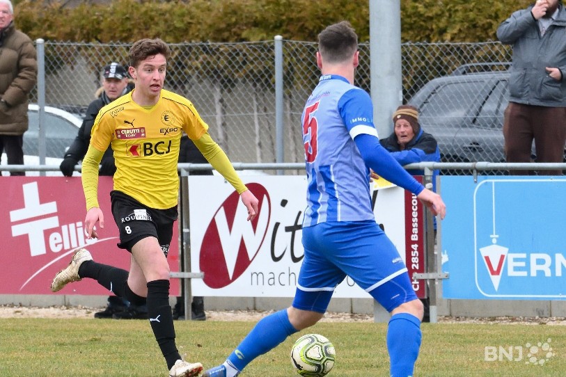 Nathan Ducommun quitte le FC Bassecourt pour rejoindre les SR Delémont dès la saison prochaine (photo: archives).