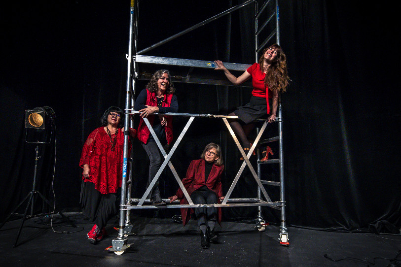 Thérèse Roy, Elvira Christian, Muriel Matile et Carine Martin. Photo: Tamara Berger