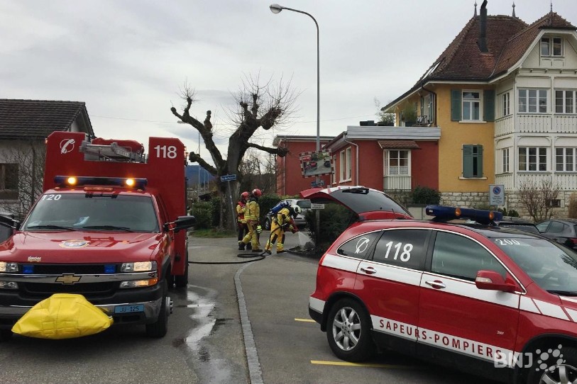 Un feu s'est notamment déclaré au Chemin des Places.