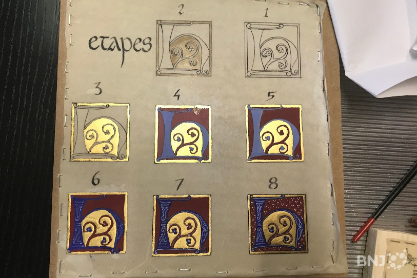 Les Journées européennes des métiers d'art mettent en lumière des professions parfois méconnues, à l'image de celle pratiquée à Buttes par Carolina Mangiavacchi, l'enluminure.