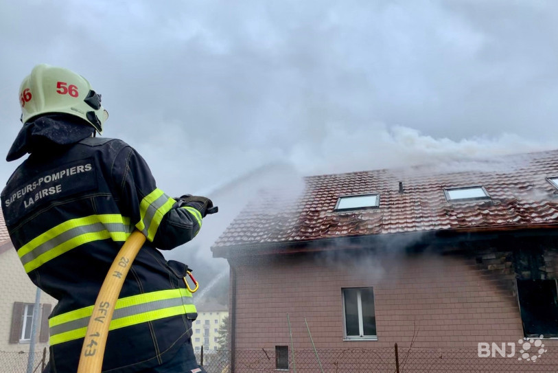 Les pompiers ont rapidement pris le contrôle des flammes.