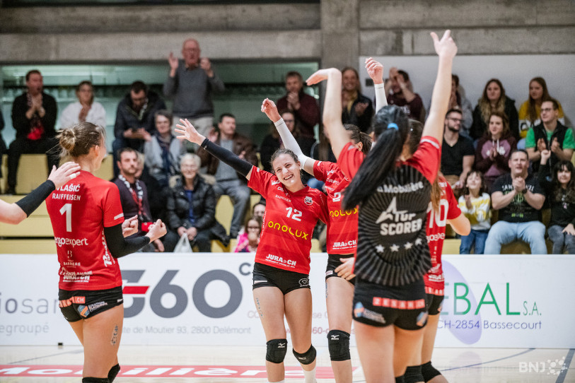 Les volleyeuses taignonnes ont bouclé la saison régulière avec le sourire.