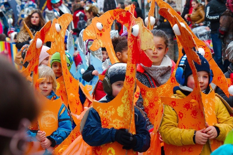 Les enfants ont déambulé samedi après-midi à Payerne. 