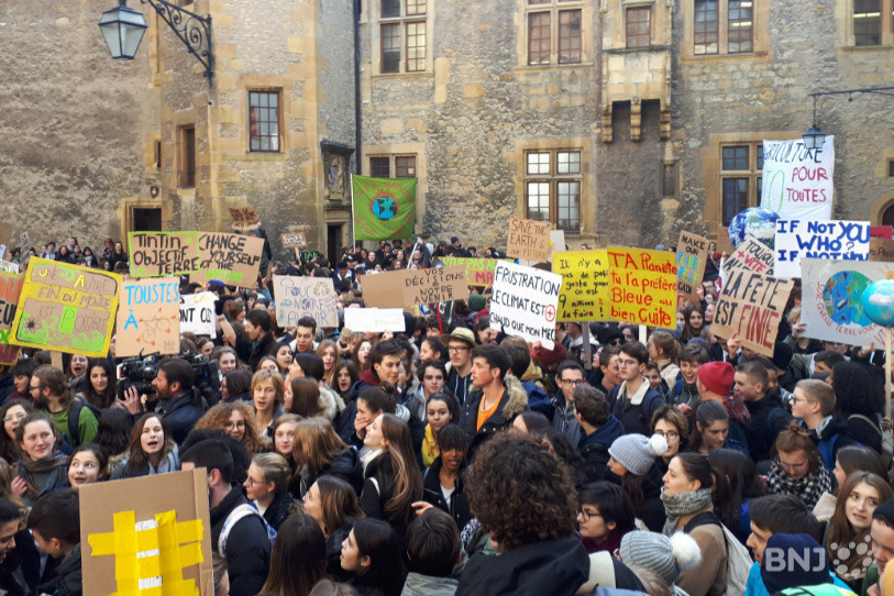 Les étudiants et lycéens sont attendus nombreux pour la grève du climat vendredi matin.