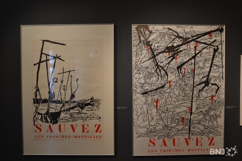 Sauvez les Franches-Montagnes, une affiche réalisée par l'artiste Coghuf