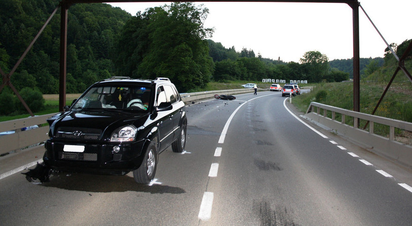 Accident entre Courtedoux et Chevenez