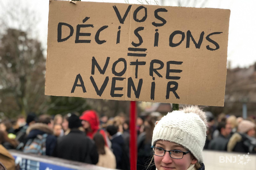De nombreux jeunes participent aux grèves du climat pour tenter d'enrayer la crise climatique. (photo : archives)