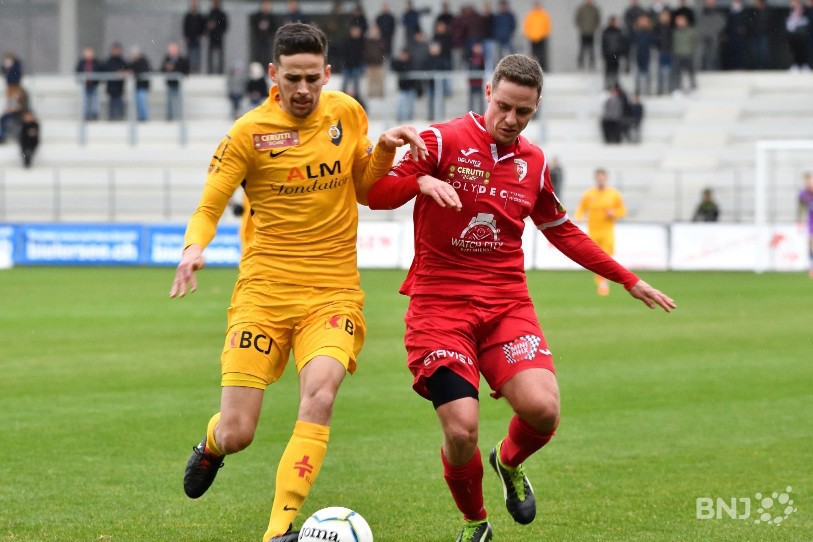 Nicolas Enderlin (à gauche) et les SRD ont souffert face aux Seelandais. (Photo: Georges Henz)