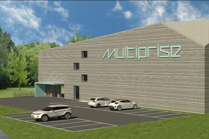Une image de synthèse du futur bâtiment. (Photo: Multiprise)