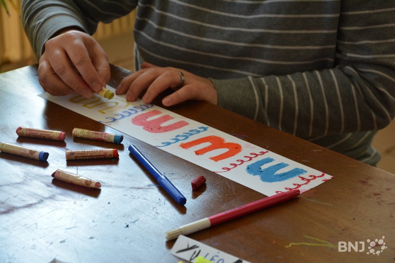 Petits et grands se sont retrouvés à l'espace culturel de la Cantine pour partager un moment de création artistique